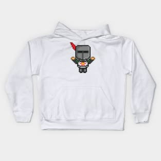 Dark Souls, pixel Solaire of Astora Kids Hoodie